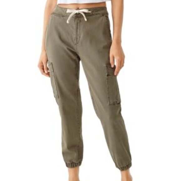 DL1961 Green Sporty Gwen Jogger Pants - Picture 1 of 8